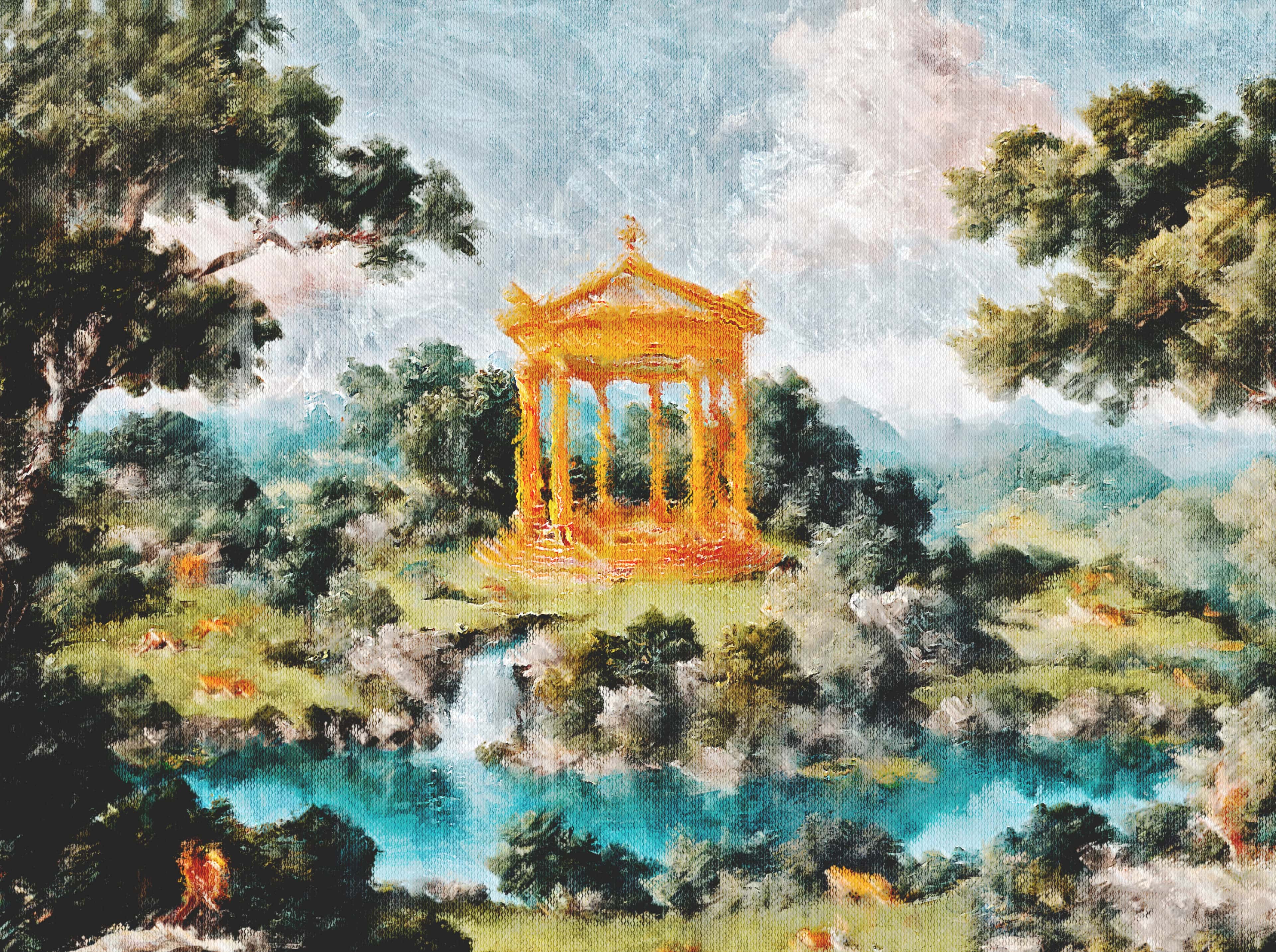 Peinture d'un ange